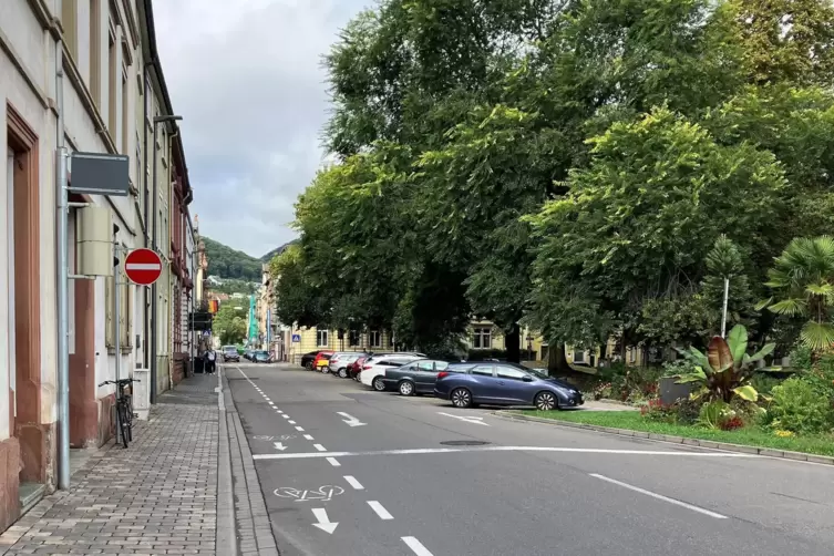 Die Parkplätze an der Hetzelanlage werden künftig längs angeordnet.