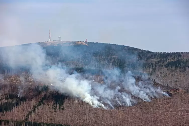 Waldbrände am Brocken