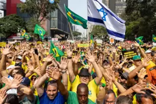 Demonstration in Brasilien