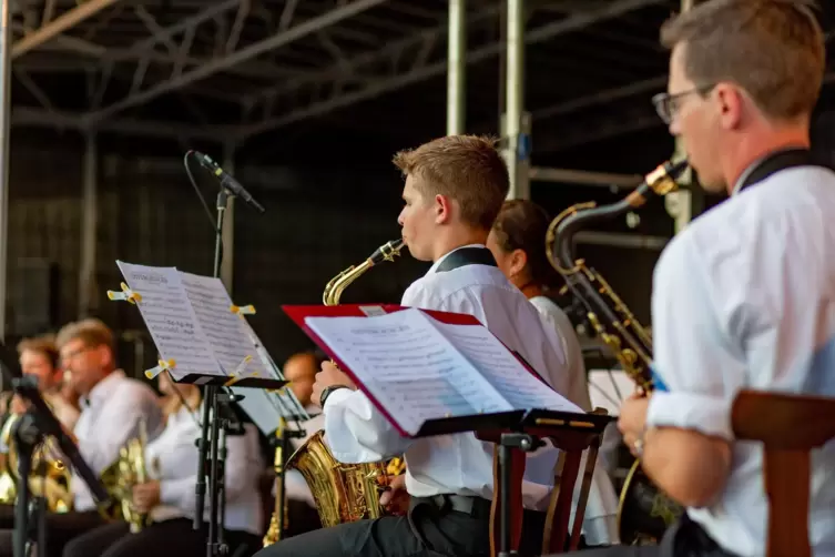 Die Musiker der Bläserphilharmonie haben Spaß an anspruchsvollen Stücken.