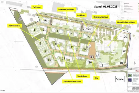 So stellen sich die Planer die neue Siedlung vor. 