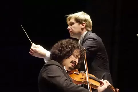  Olivier Pols stand am Puls der Pfalzphilharmonie. 