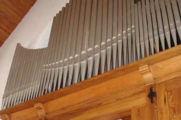 Die Walcker-Orgel in der Erlenbacher Kirche.