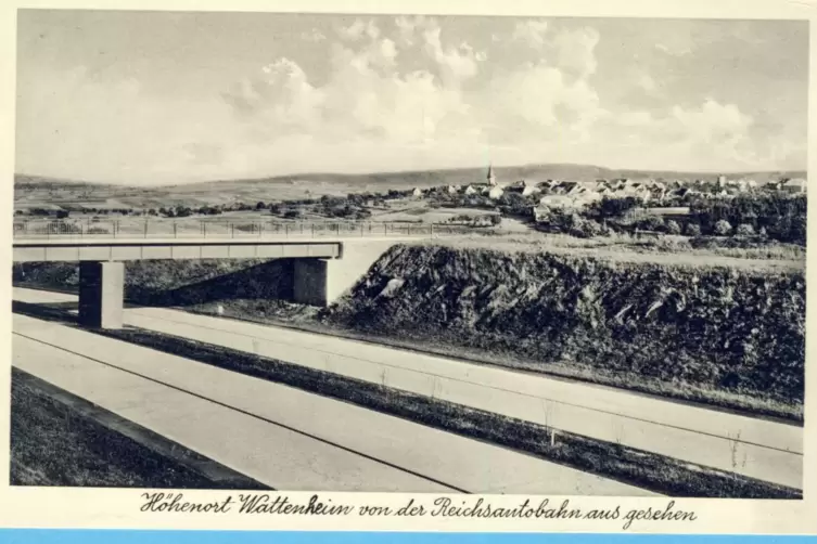 Den heutigen Charakter der Autobahn haben die Nationalsozialisten maßgeblich mitgeprägt.