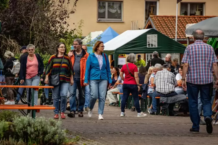 Das Walnussfest ist bei Besuchern beliebt.