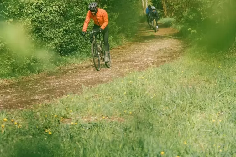 Gravelbiker in Oberbayern