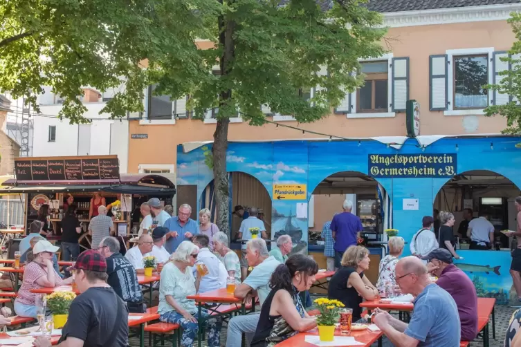 Der Angelsportverein darf auf dem Germersheimer Straßenfest nicht fehlen. 