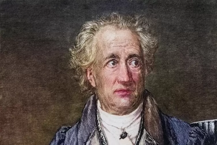 Goethe zeichnete sein Leben lang. Zu sehen ist eine Darstellung des Dichters aus dem 19. Jahrhundert.