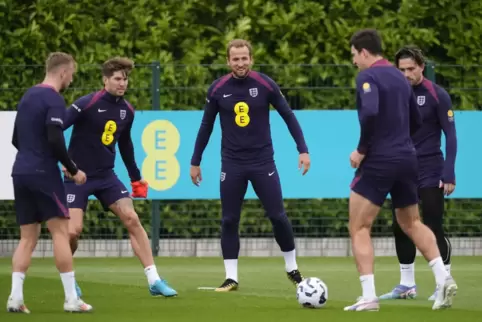 Englands Fußballnationalmannschaft -Training