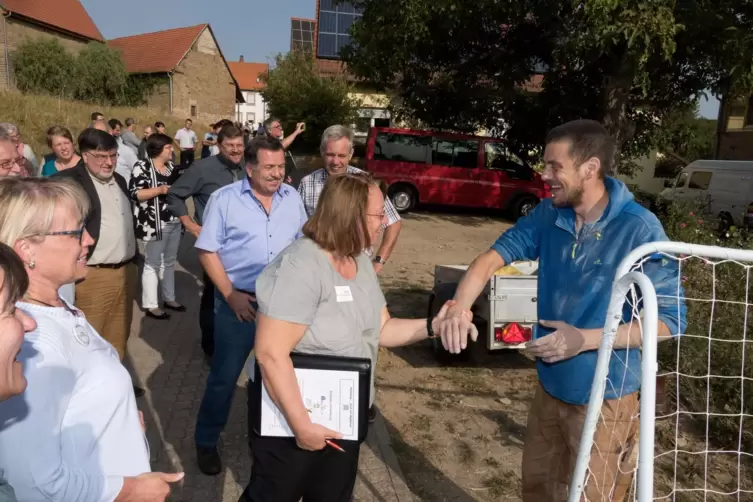 Rundgang für „Unser Dorf hat Zukunft“: 2018 hatte es Relsberg in den Landeswettbewerb geschafft – und in der Sonderklasse gewonn