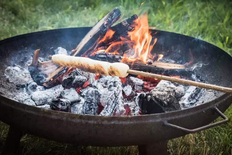 Klassisches Stockbrot