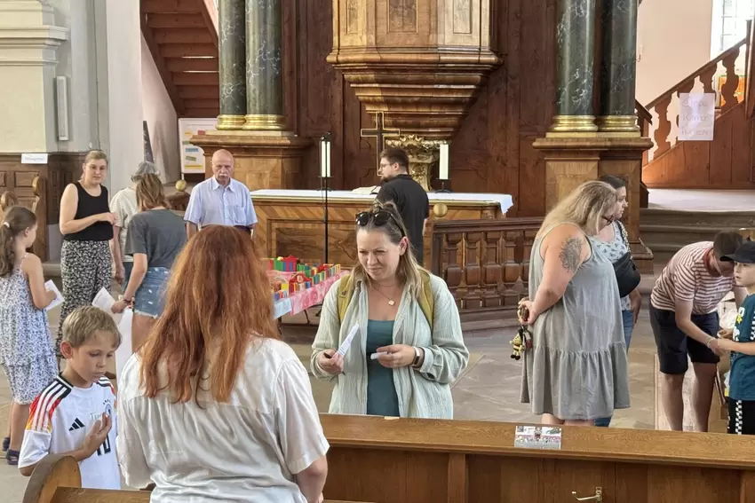 Spiel, Spaß und jede Menge Blasinstrumente: Beim Schnuppertag des Posaunenchors in der Paulskirche in Kirchheimbolanden wurde ei