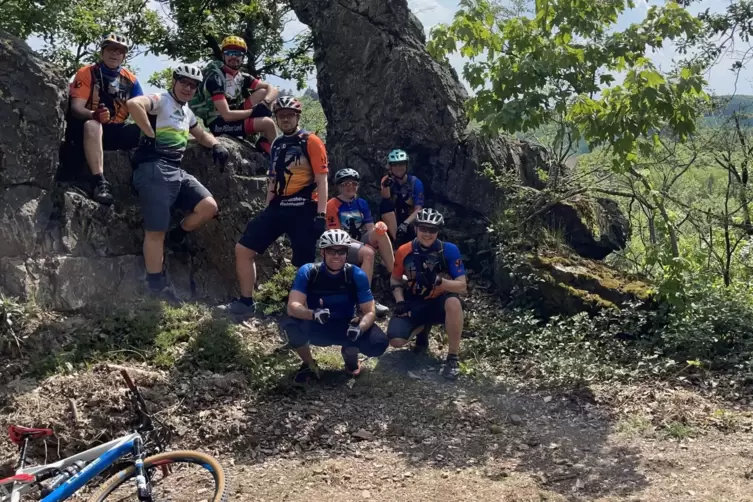 Nach etwa 30 Kilometern können die Teilnehmer der Gravelride-Tour eine Pause einlegen. 