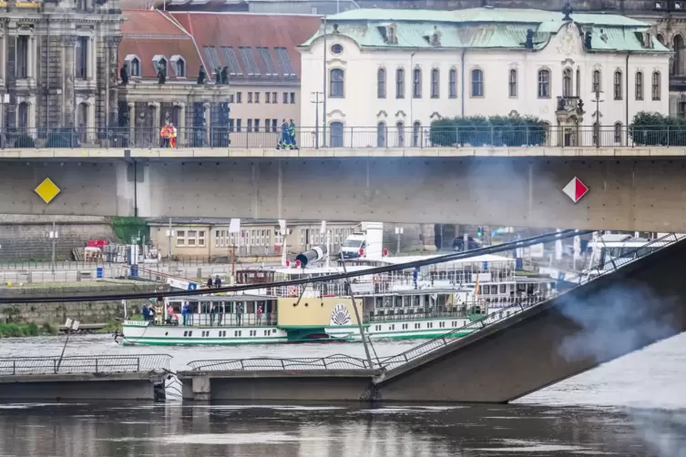 Brückeneinsturz in Dresden