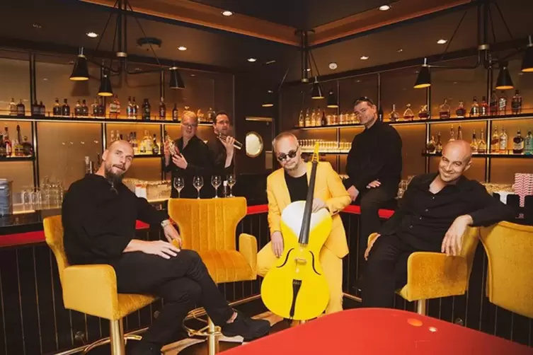 The Yellow Cello spielt die Musik live, zu der nicht nur Pferde, sondern auch andere Tiere sich bewegen. 