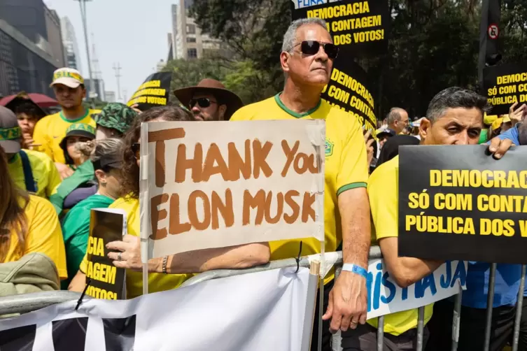 Demonstration in Brasilien