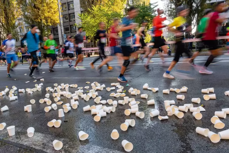 Auch ein möglicher Aspekt: Wie können Großveranstaltungen (wie der Marathon auf unserem Foto) organisiert werden, ohne dass zu v