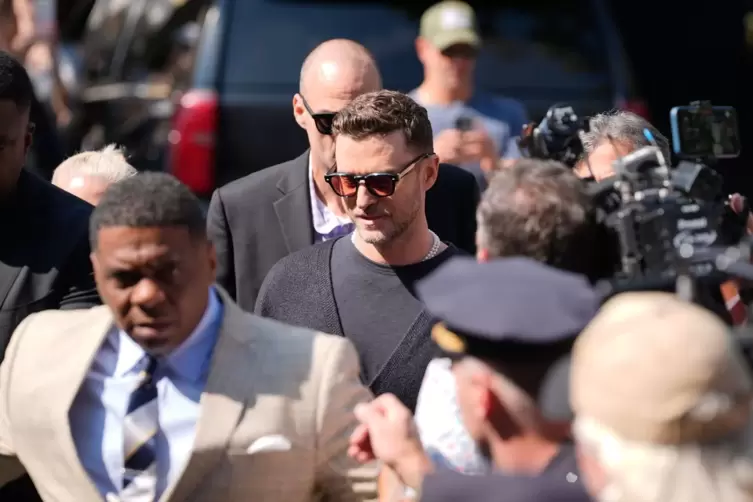 Anhörung von Justin Timberlake in New York