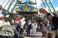 Kirsten und Matthias aus Otterbach haben im Riesenrad Ja gesagt.