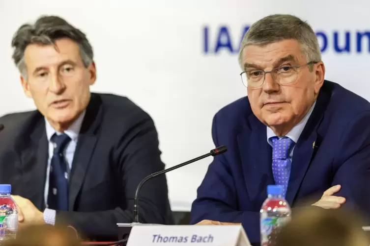 Sebastian Coe und Thomas Bach