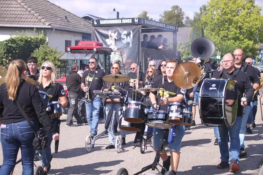 Machen Guggemusik vom Feinsten: die Huddelschnuddler aus Ludwigshafen.