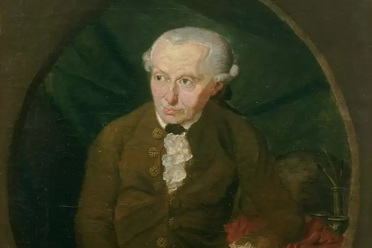 Porträt Immanuel Kants von GottliebDöbler aus dem Jahr 1781. 