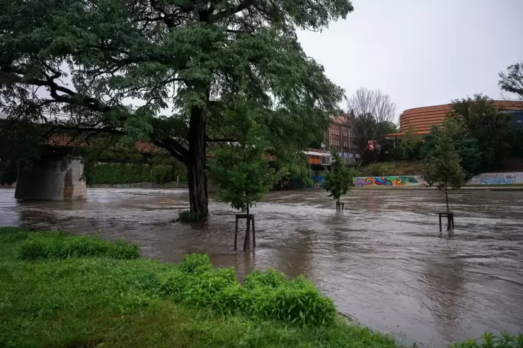 Hochwasserlage in Sachsen