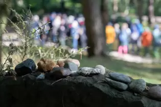 Führung am Tag des Friedhofs: Steine auf jüdischen Gräbern statt Blumenschmuck.