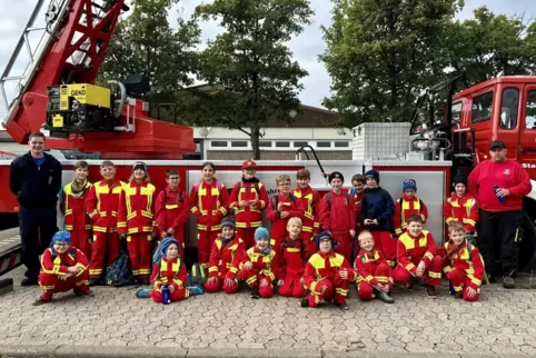 Großer Tag für die kleinsten Feuerwehrler im Kreis beim Bambini-Treffen in Maßweiler.