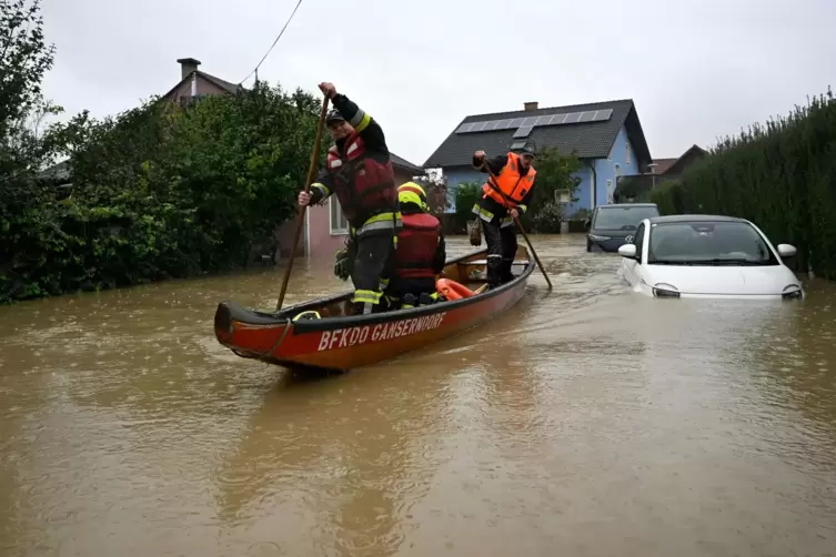 Hochwasser in Österreich