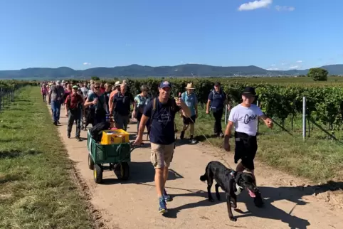 Mit dem Erlös der Wanderung werden soziale Projekte unterstützt. 