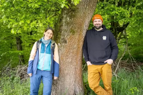 Gestalten einen der Pirminius-Erlebnistage: Bei der Tour mit Anne und Patrik Zäuner von „Natürlich Waldbaden“ steht das Thema „A