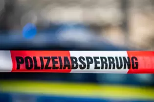 Absperrung der Polizei