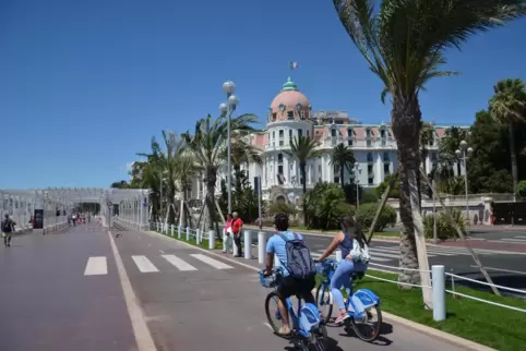 Weltberühmt: Promenade des Anglais. 