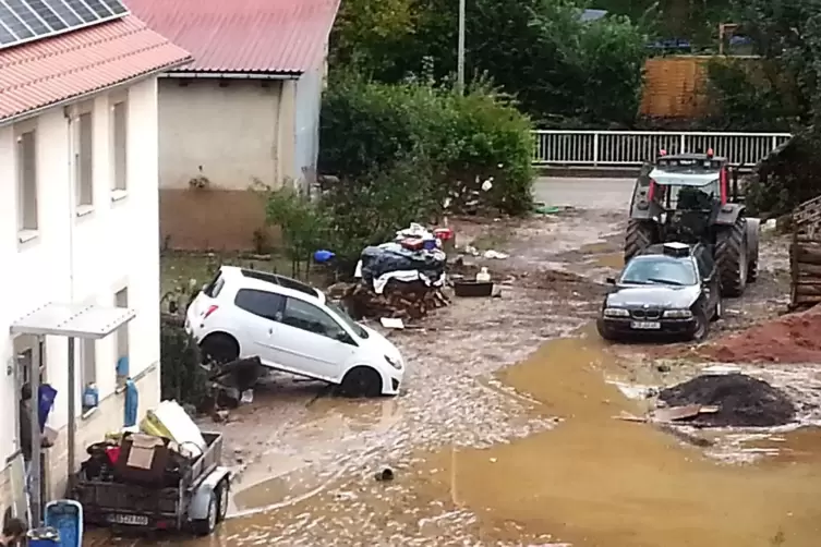 Wie die Flut in Finkenbach vor zehn Jahren gewütet hat. 