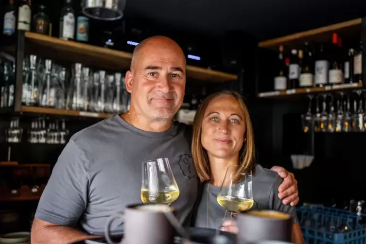 Frank Martin Püschel und Mareile Haider gewannen mit dem Bad Dürkheimer Restaurant „Joujou“ in der Kategorie Nachhaltigkeit.