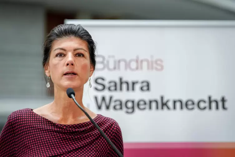 Eilt von Erfolg zu Erfolg: Parteigründerin Sahra Wagenknecht, ehemals Mitglied der Linkspartei. 