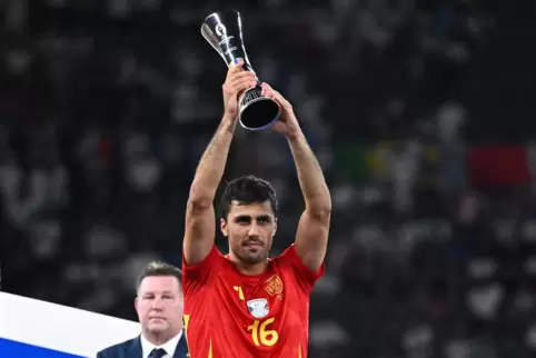 Rodri, bester Spieler der Europameisterschaft und nun auch Mahner. 