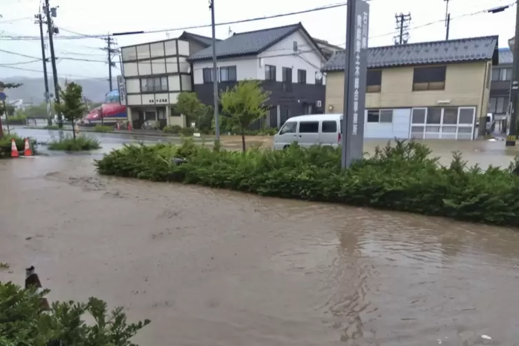 Unwetter in Japan