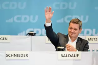 Hatte 2022 zum zweiten Mal in seiner Laufbahn den Vorsitz der Landes-CDU übernommen: Christian Baldauf.