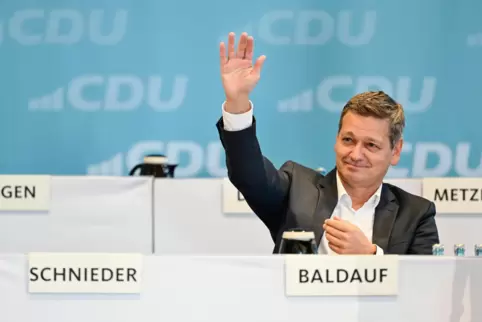 Hatte 2022 zum zweiten Mal in seiner Laufbahn den Vorsitz der Landes-CDU übernommen: Christian Baldauf. 