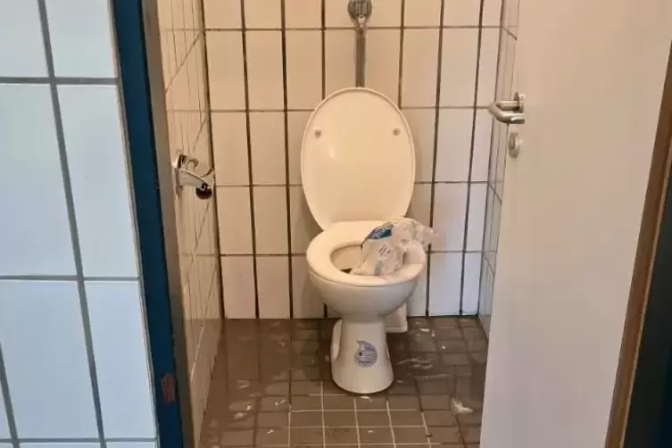 Häufig gibt es Beschwerden über die Verschmutzungen in der Toilettenanlage.