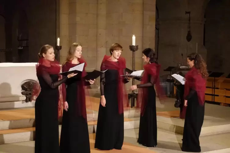 Das Ensemble Graces & Voices aus Österreich bot gregorianischen Gesang.