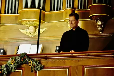 Orgelabend von Uwe Maibaum im Rahmen des 46. Benefizkonzerts in der Klosterkirche Hornbach. Uwe Maibaum ist Landeskirchenmusikdi