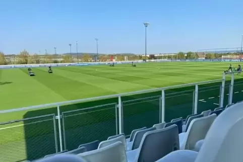 Das Trainingsgelände von Paris St. Germain in Poissy. 