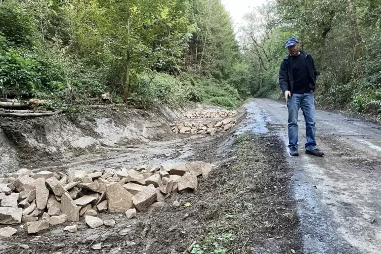 In der Verlängerung der Straße Huhnwiese sind bereits erste Arbeiten in Sachen Hochwasserschutz erledigt worden. Mehrere solcher