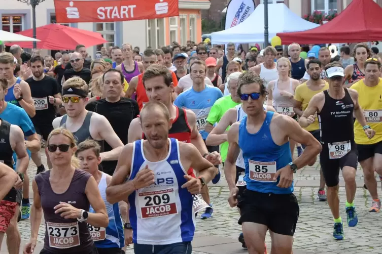 Start und Ziel sind nicht mehr auf dem Marktplatz.