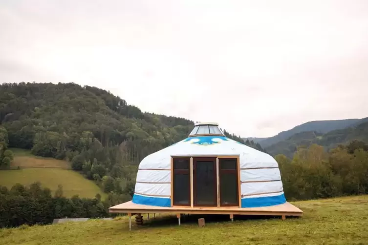 Besonderes Erlebnis: Bald kann im Schwarzwald in einer Jurte übernachtet werden. 