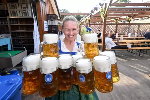 Eine Nummer kleiner als das Original: Oktoberfest beim FV Heiligenstein.