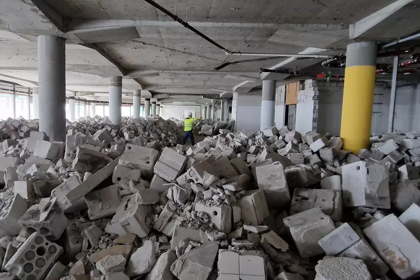 So sieht es in der ehemaligen Kantine aus.